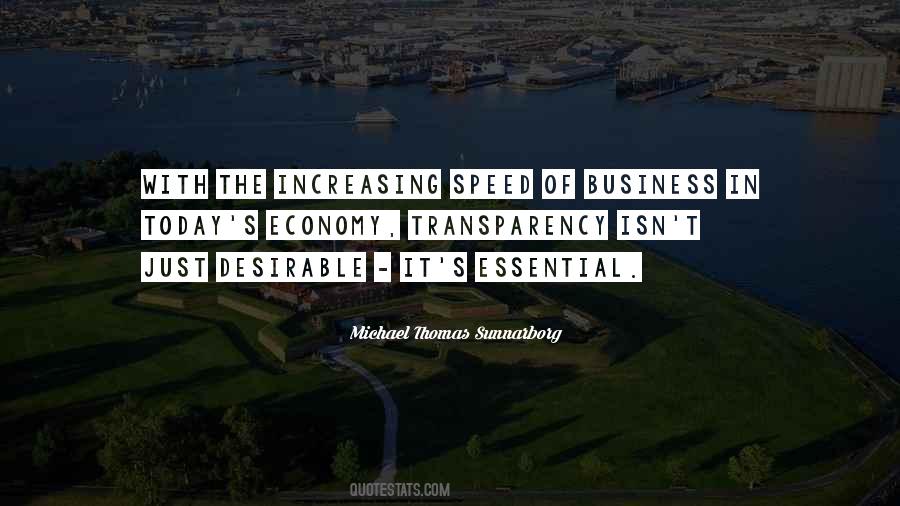 Speed Of Business Quotes #728735