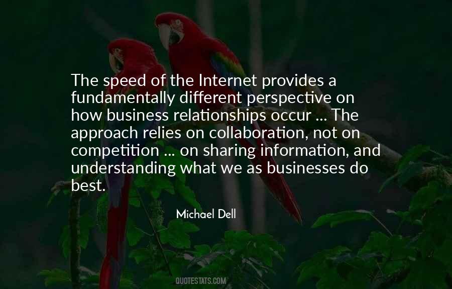 Speed Of Business Quotes #897497