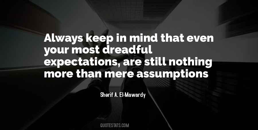Quotes About Assumptions And Expectations #1312470