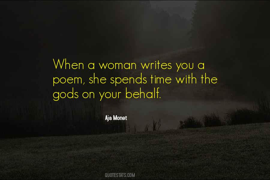 Spend Time With Your Woman Quotes #982941