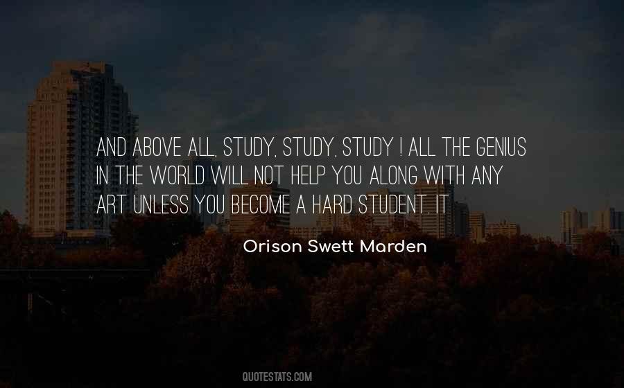 Quotes About Study Hard #479696