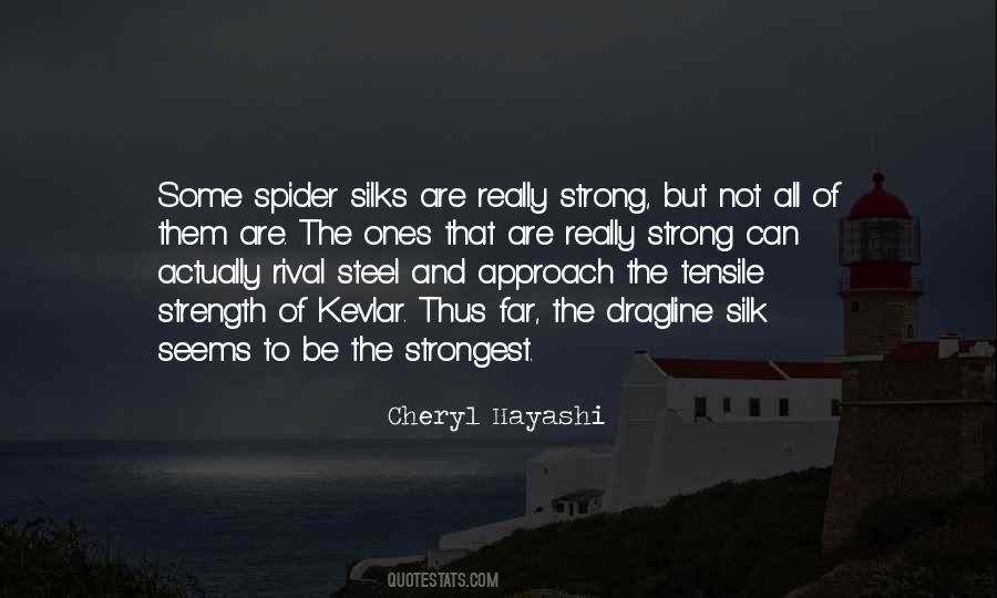 Spider Silk Quotes #1795367