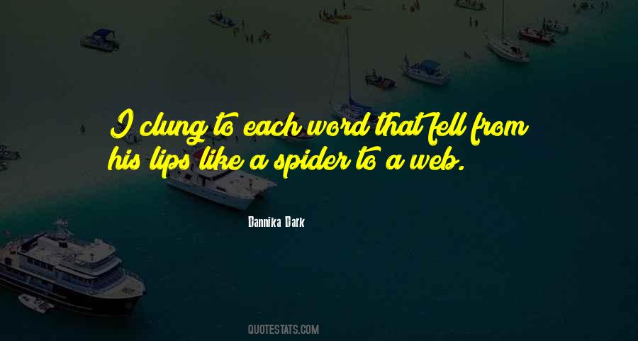 Spider Web Quotes #126893