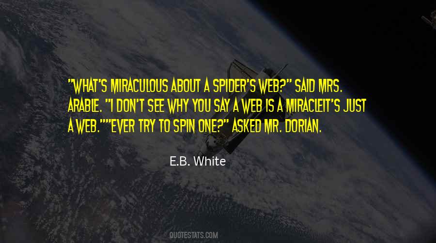 Spider Web Quotes #1357259