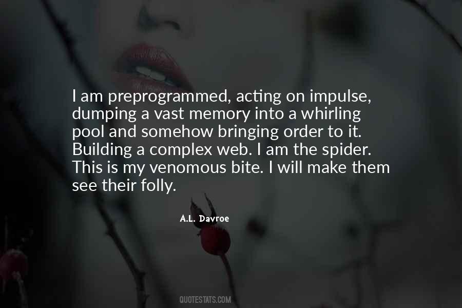 Spider's Web Quotes #1132713