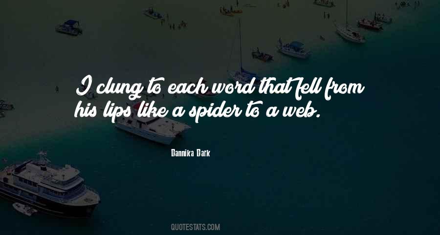 Spider's Web Quotes #126893