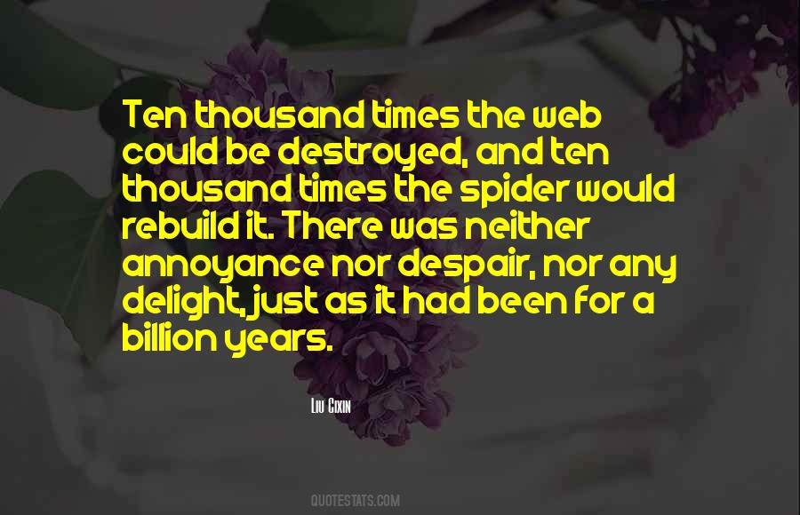 Spider's Web Quotes #1654844