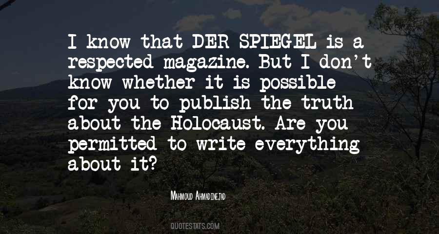 Spiegel Quotes #1088511