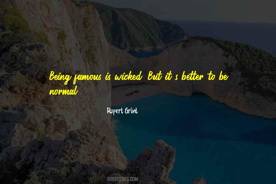 Quotes About Being Normal #258051