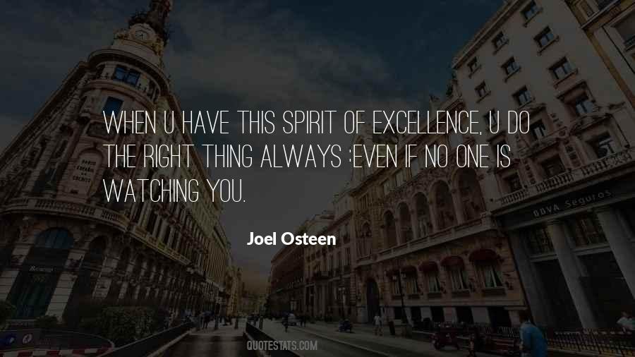 Spirit Of Excellence Quotes #1125796