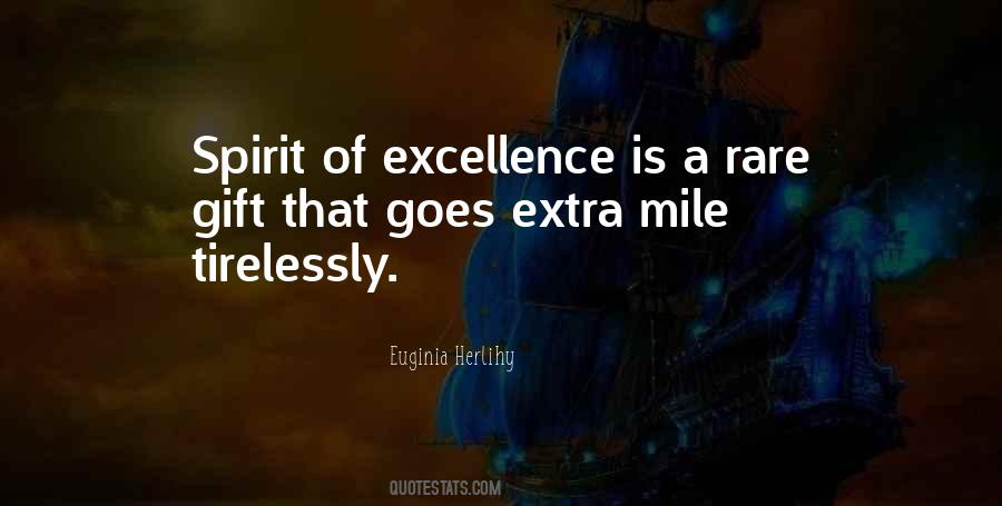 Spirit Of Excellence Quotes #1453272