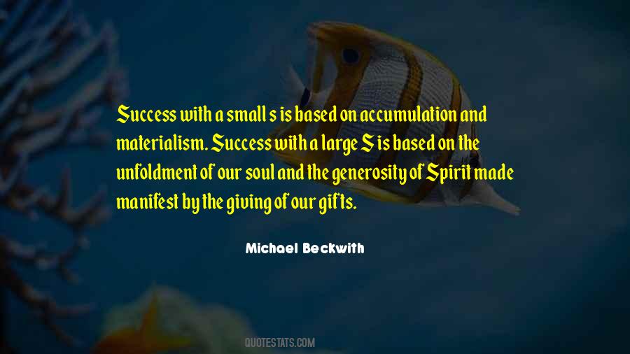 Spirit Of Generosity Quotes #1766988