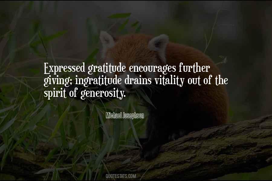 Spirit Of Generosity Quotes #413521