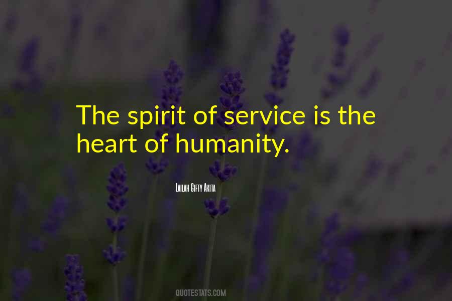 Spirit Of Service Quotes #172815