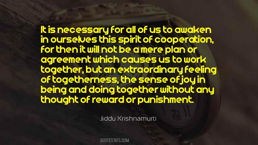 Spirit Of Togetherness Quotes #1445357