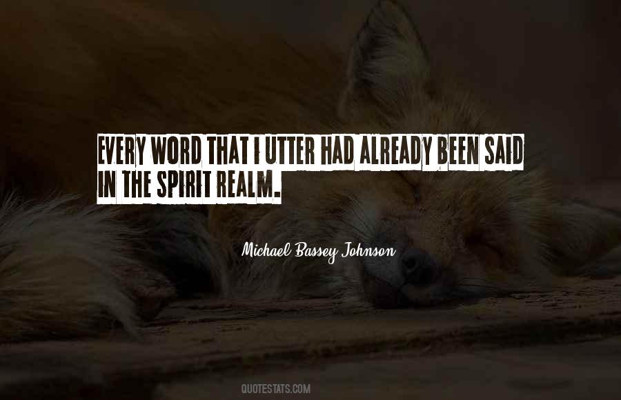 Spirit Realm Quotes #679738