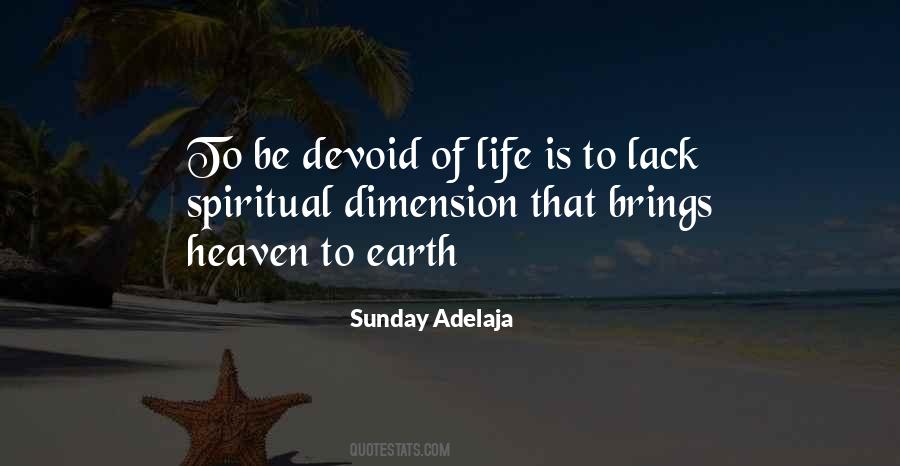 Spiritual Dimension Quotes #1318595