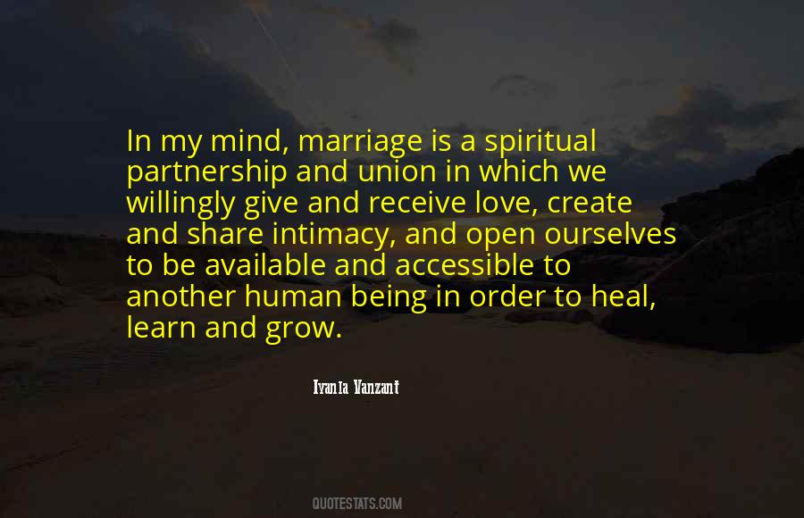 Spiritual Partnership Quotes #638859