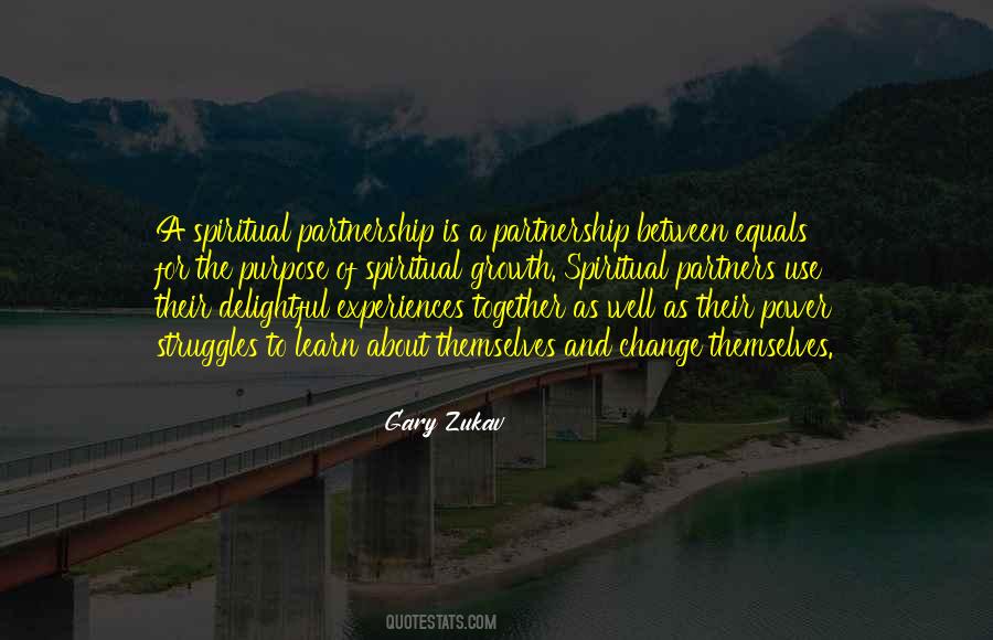 Spiritual Partnership Quotes #826415