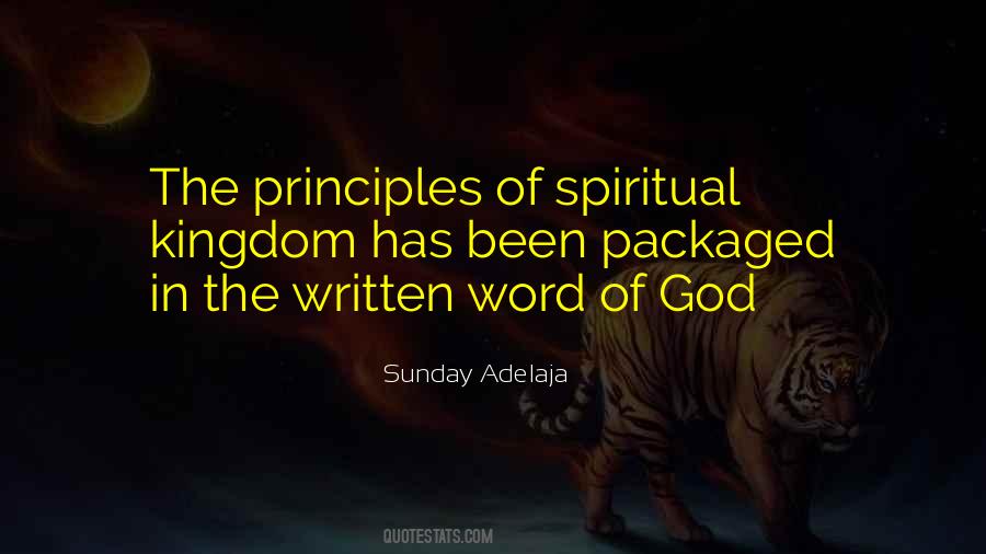 Spiritual Principles Quotes #476958