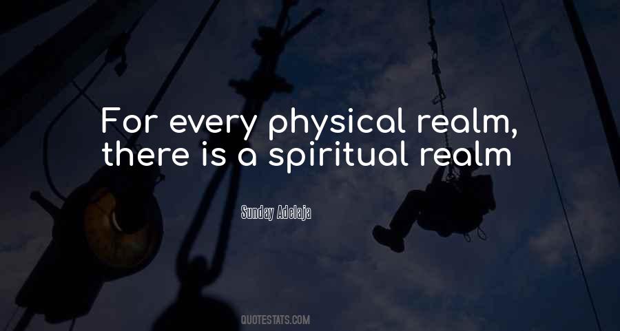Spiritual Realm Quotes #112762