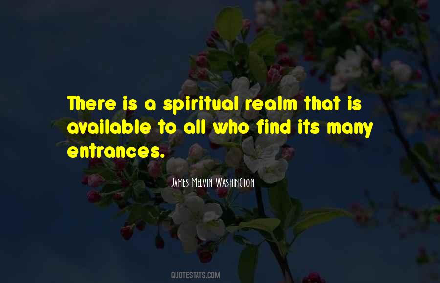 Spiritual Realm Quotes #983503