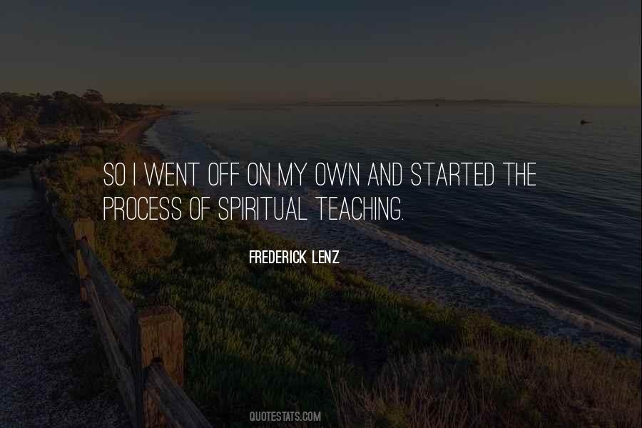 Spiritual Teaching Quotes #1144156