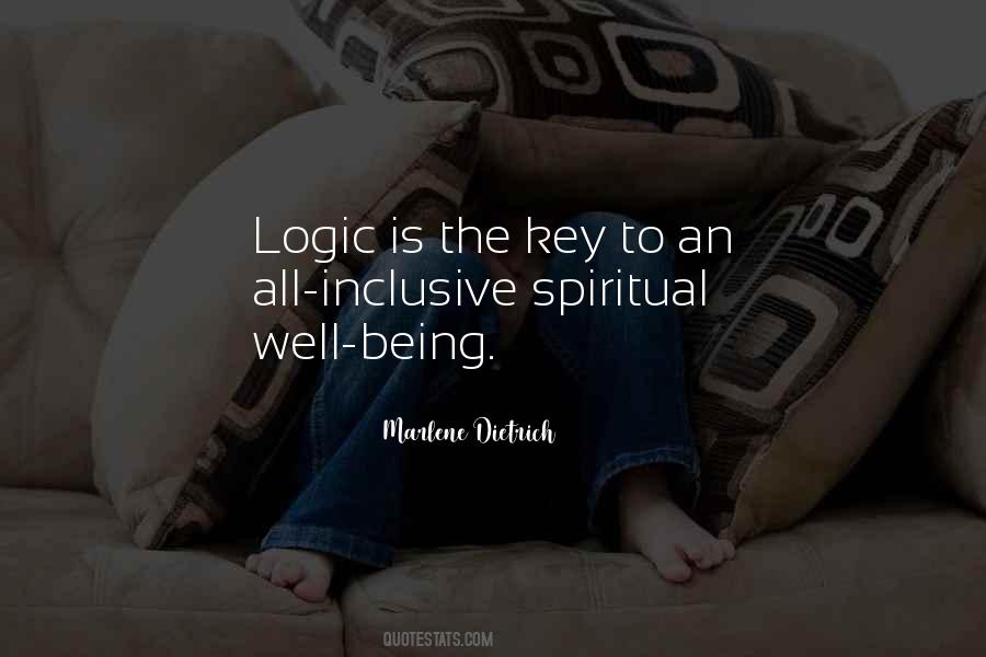 Spiritual Well Being Quotes #1155699