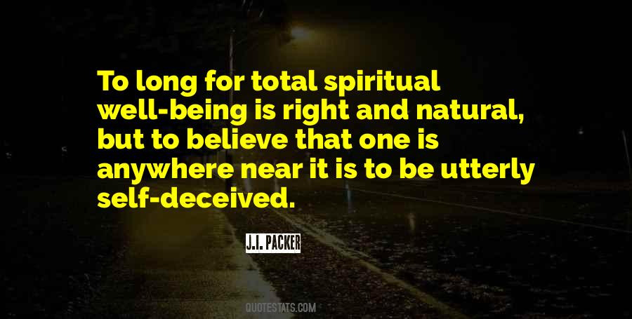 Spiritual Well Being Quotes #383760