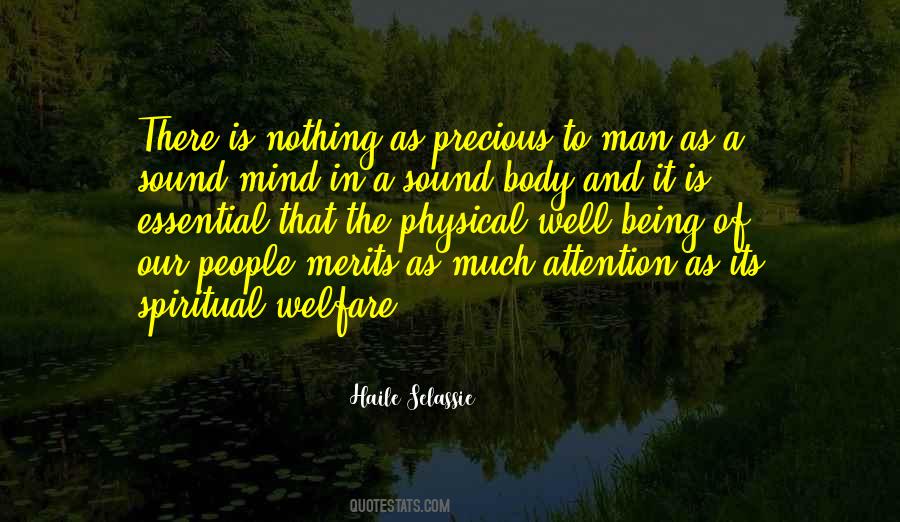 Spiritual Well Being Quotes #439000