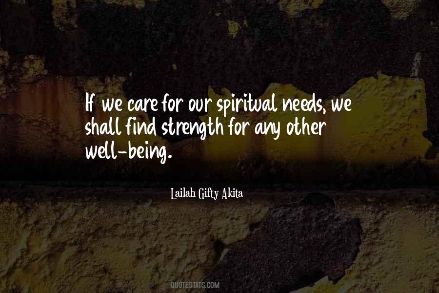 Spiritual Well Being Quotes #572421