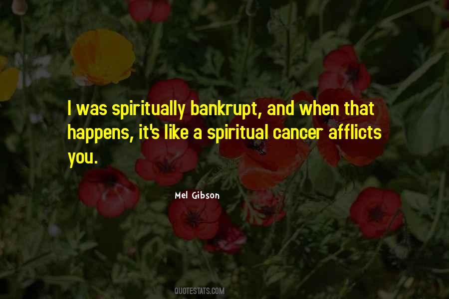Spiritually Bankrupt Quotes #258714