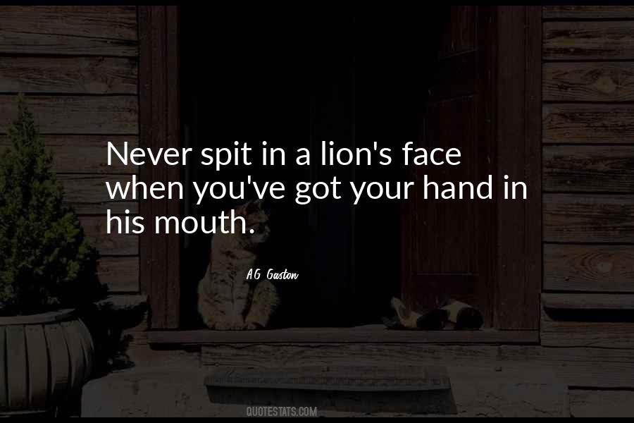 Spit In Your Face Quotes #354544