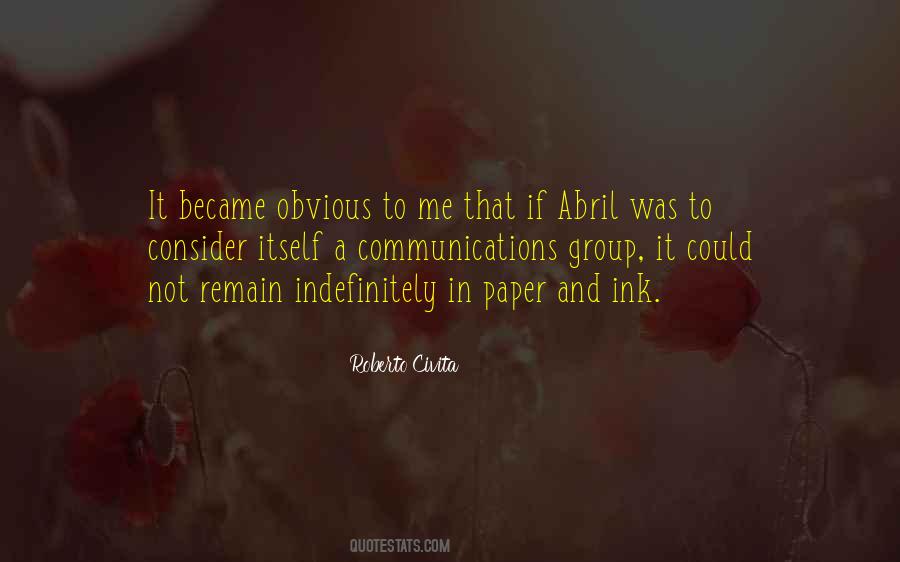Quotes About Abril #308546