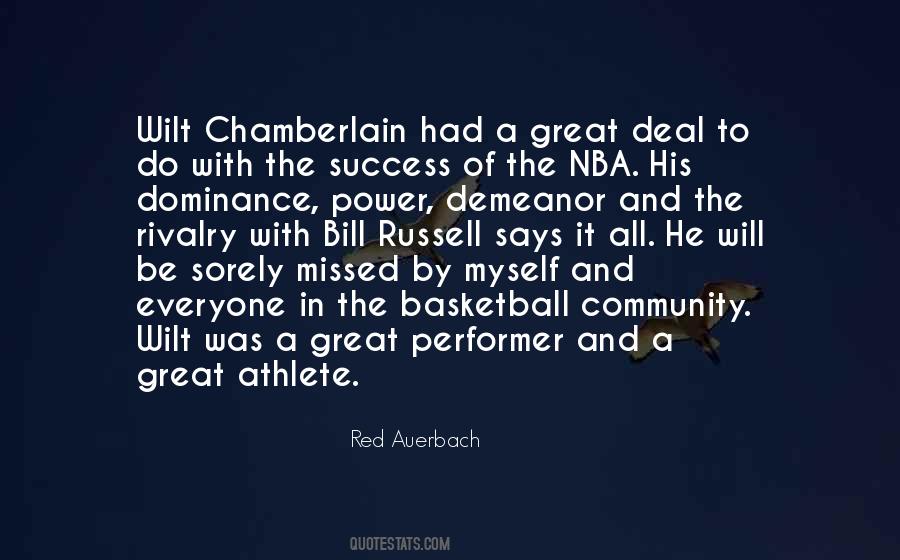 Quotes About Wilt Chamberlain #1769053