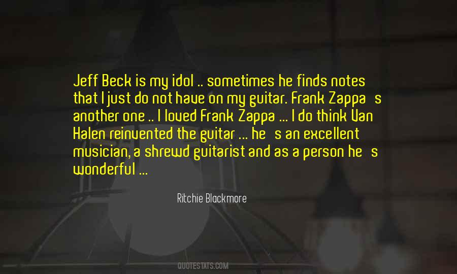 Quotes About Jeff Beck #978379