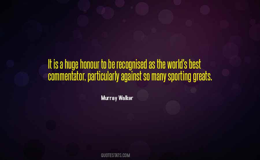 Sporting Greats Quotes #1270649