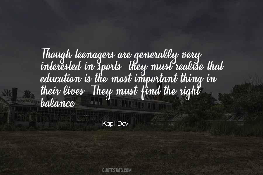 Sports Are Important Quotes #1832218