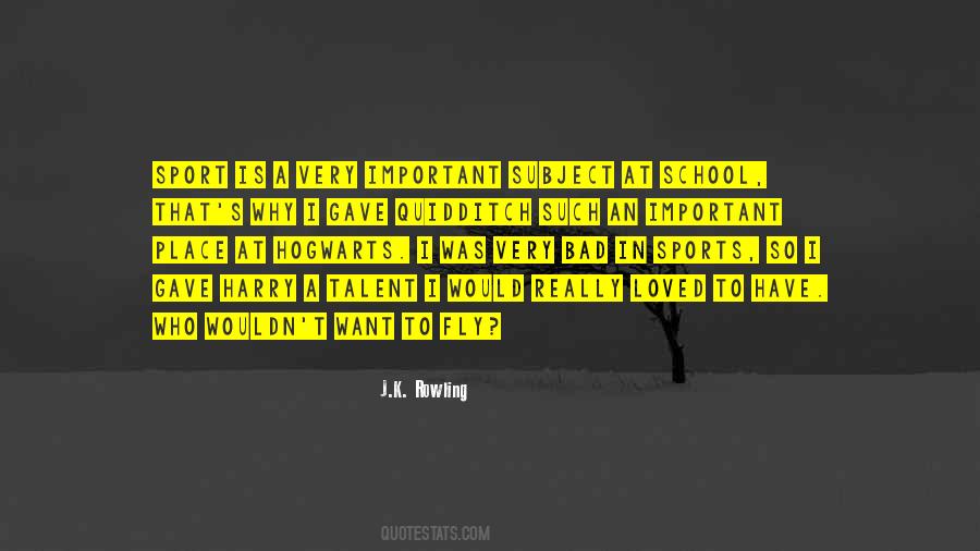 Sports Are Important Quotes #419095