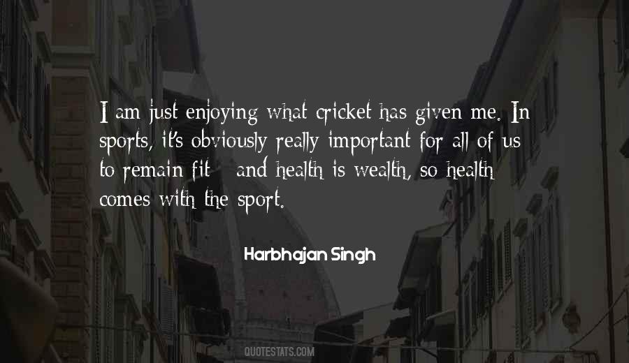 Sports Are Important Quotes #741648