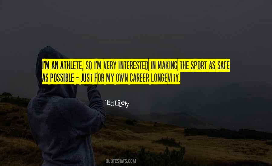 Sports Career Quotes #1171840
