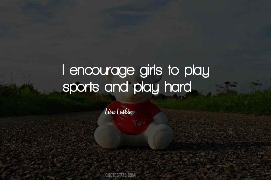 Sports Girl Quotes #985384