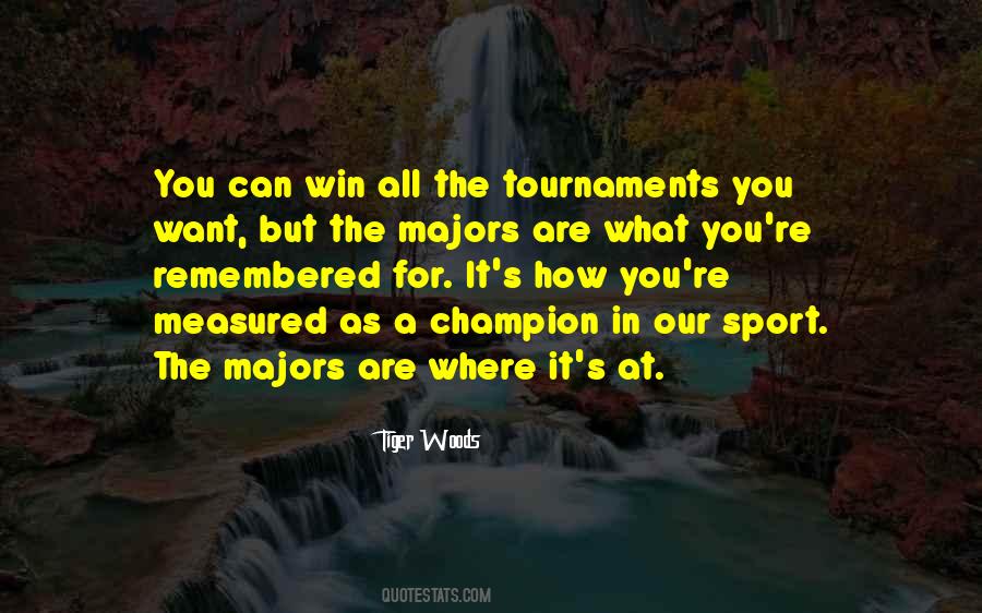 Sports Tournaments Quotes #341042