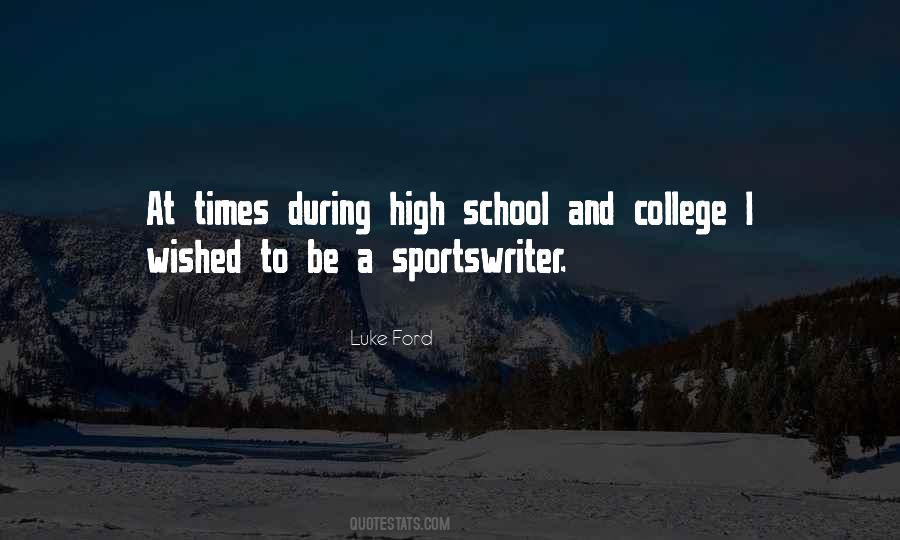 Sportswriter Quotes #689576