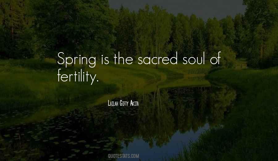 Spring Fertility Quotes #1603974