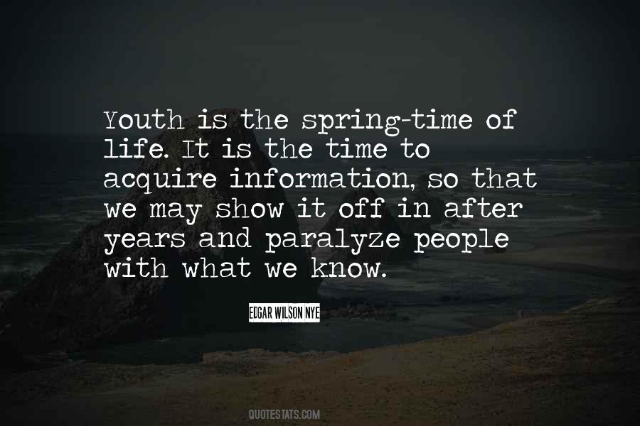 Spring Time Quotes #1849678