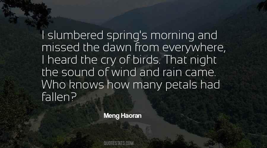 Spring Wind Quotes #1462813