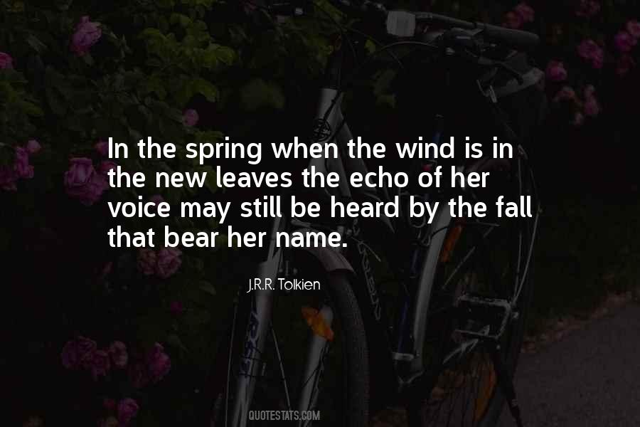 Spring Wind Quotes #183749