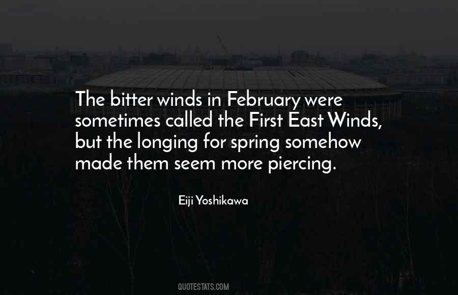 Spring Wind Quotes #346379