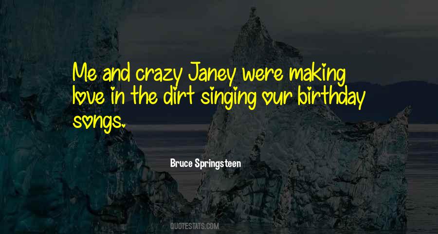 Springsteen Birthday Quotes #1262490